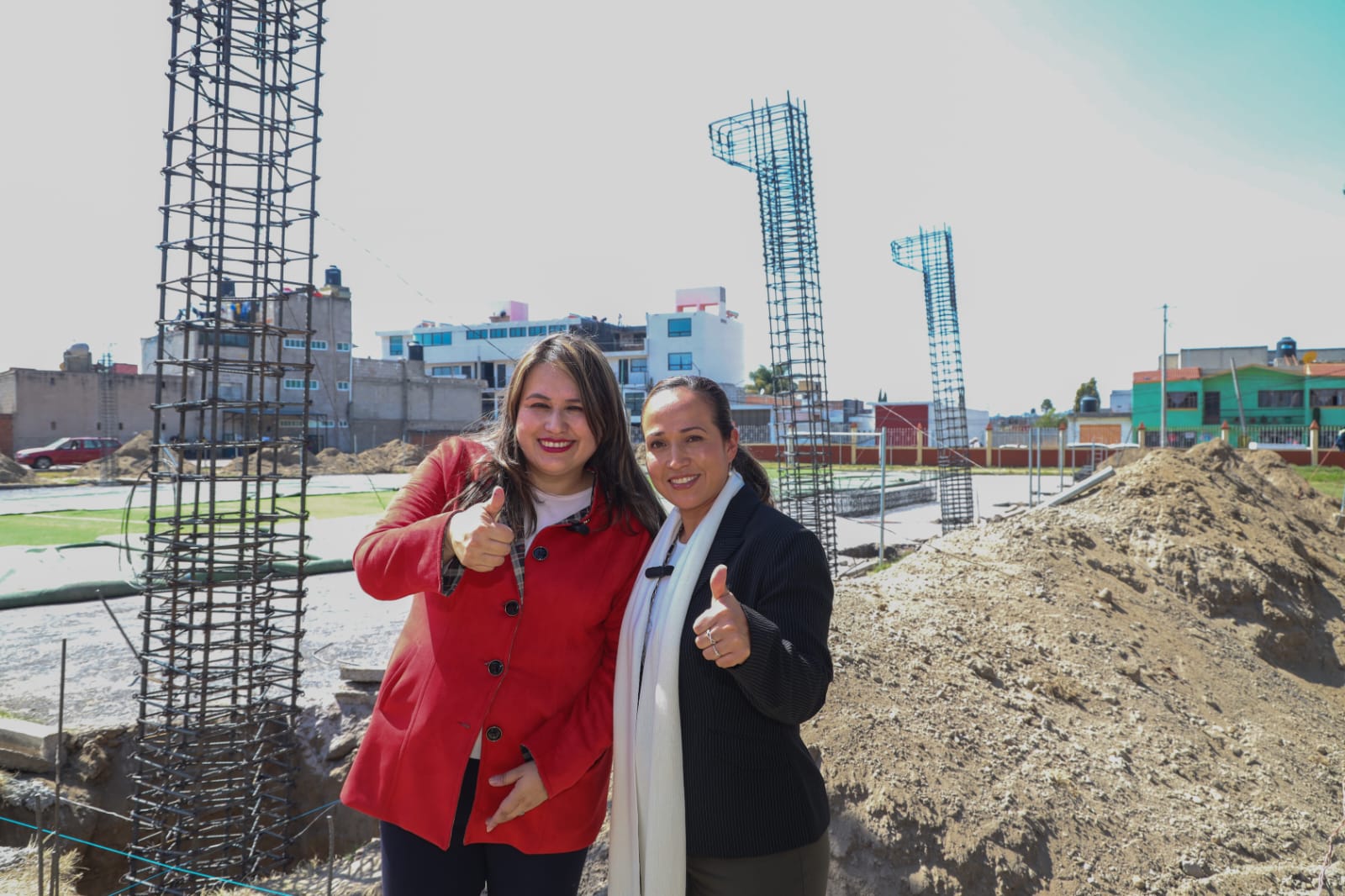 Ya inició la construcción de techumbre en Centro Escolar: Blanca Angulo